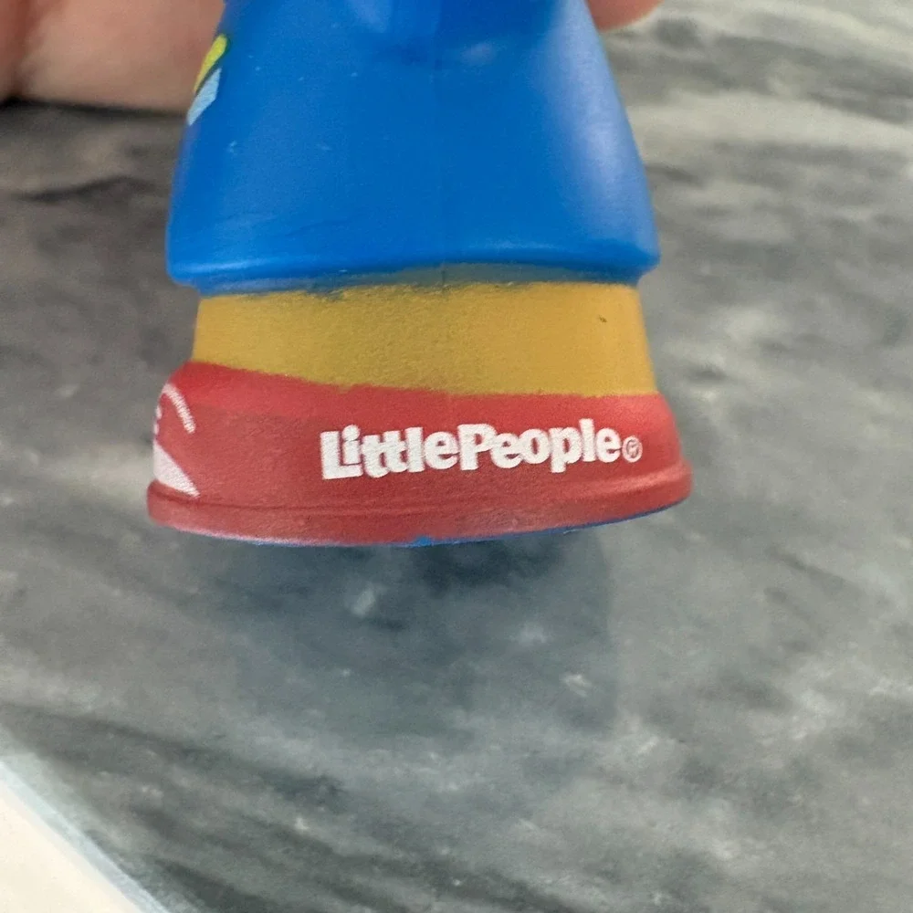 Fisher Price Little People JACK Figure BIG HELPERS HOME Blue Shirt Brown Hair‎